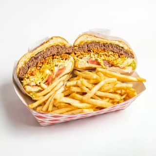 Beef Burger Combo / Combo Hamburguesa de Carne