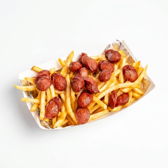 Chicken Salchipapas / Salchipapa de Pollo.